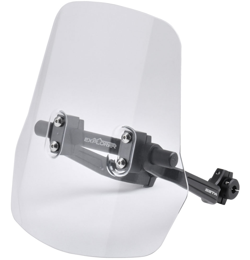 CRF450L/RL Zeta Windscreen | Adjustable Explorer Windshield